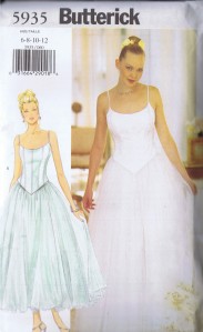 5935 Butterick Boned Bodice and Skirt My Favorite Vintage Patterns for the Week