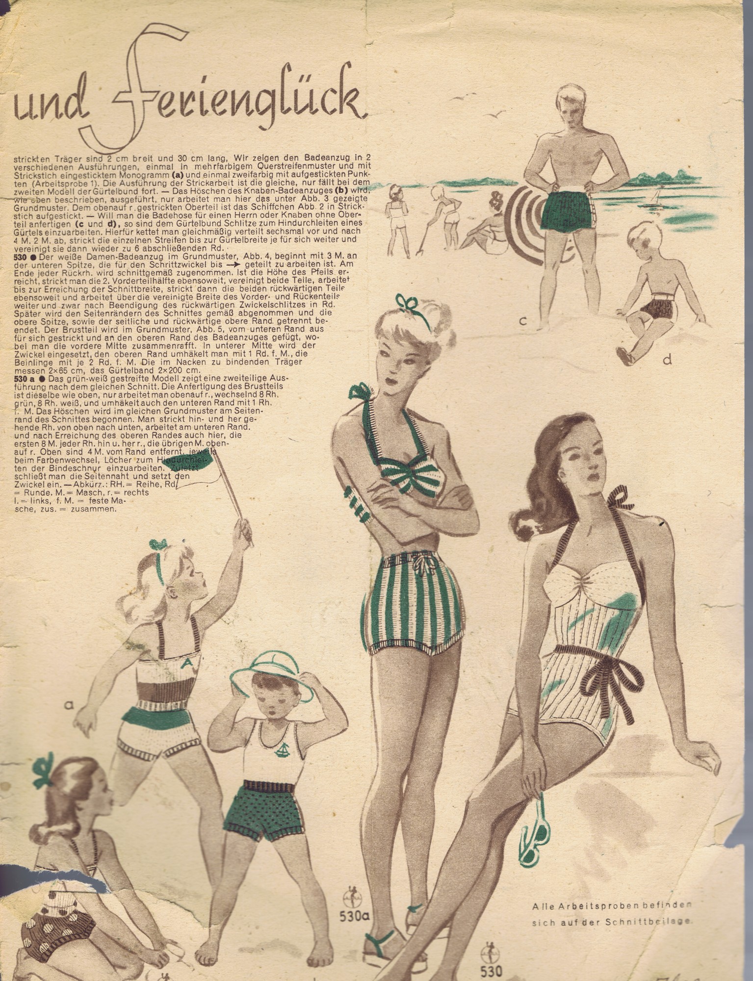 Vintage Bathing Suit Patterns